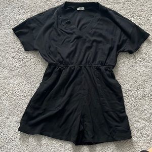 V neck Shorts Romper